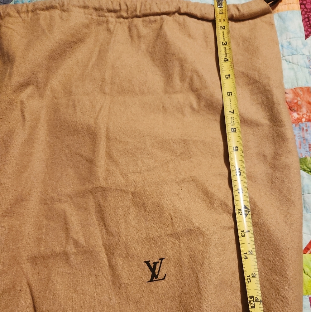 Authentic Louis Vuitton cotton dust bag